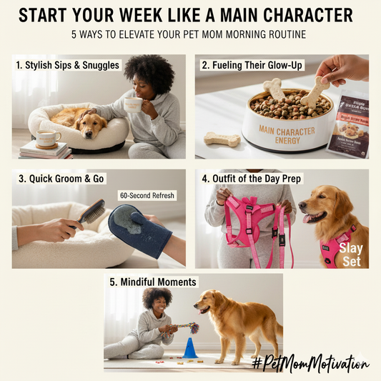 Start Your Week Like a Main Character: 5 Ways to Elevate Your Pet Mom Morning Routine