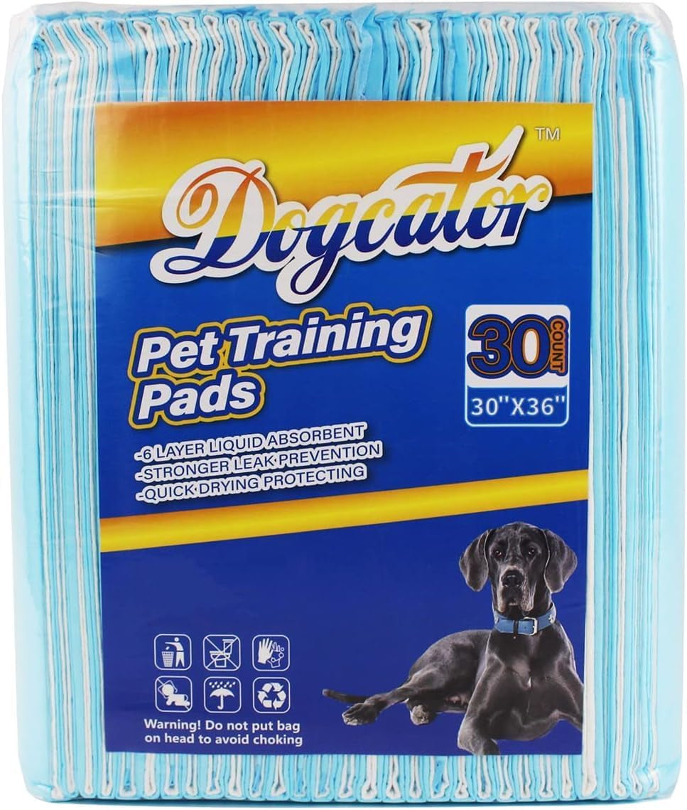 Dog Pee Pads Extra Large 30" X 36", X-Large Puppy Pee Pads Super Absorbent, 30 Count Leak-Proof Disposable Dog Training Pads, Potty Pads for Puppies, Pets, Rabbits, Cats, Doggies