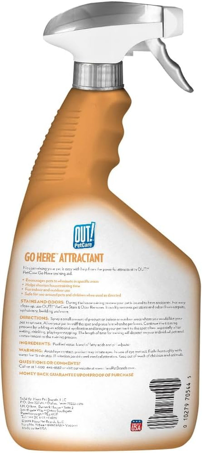 Petcare Go Here Attractant Spray Bottle for Pets, 32-Ounce