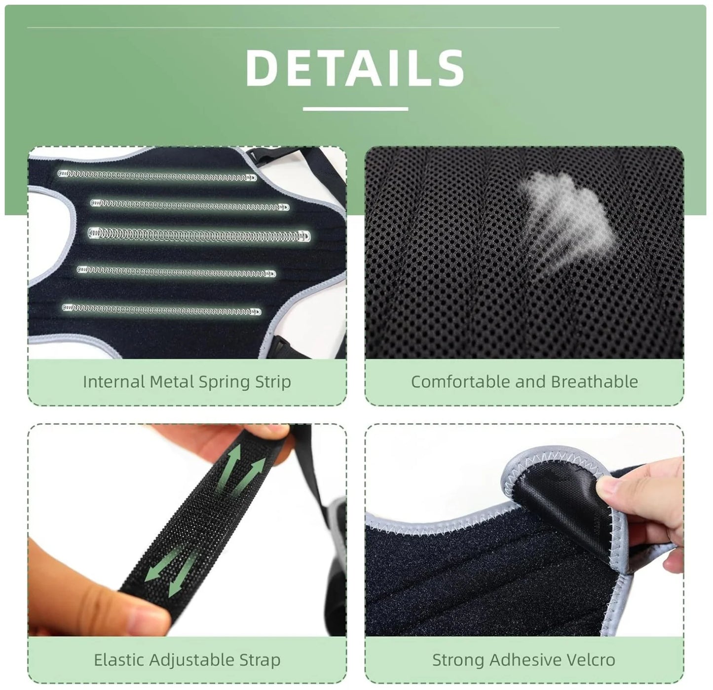 Reflective Dog Support Vest - Breathable & Adjustable Back Brace for Dogs