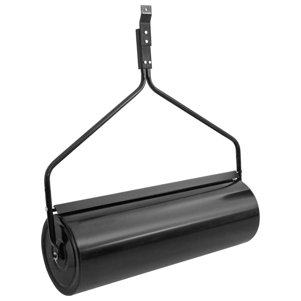 NNEVL Garden Lawn Roller Black 63 L Iron