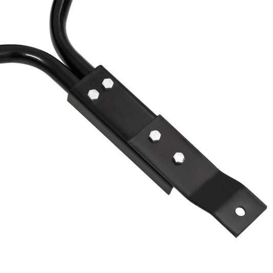 NNEVL Garden Lawn Roller Black 63 L Iron