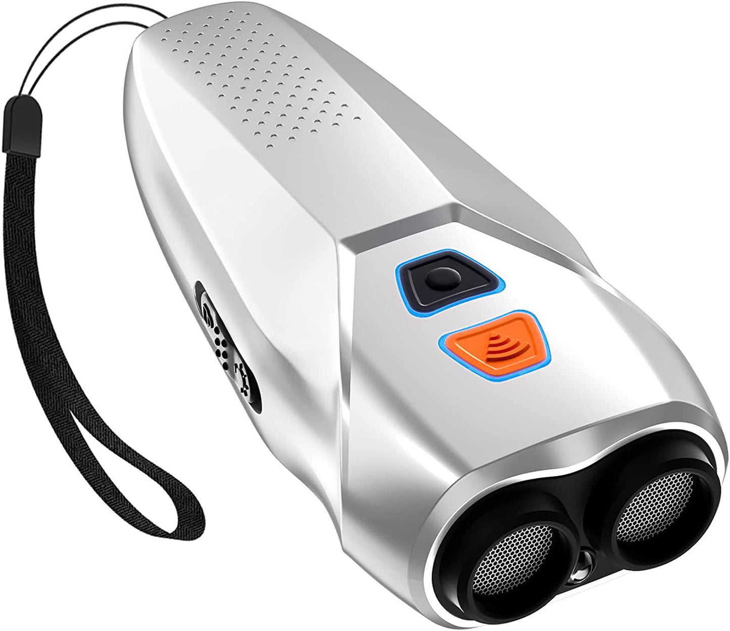 NNEDSZ Sliver Handheld Ultrasonic Dog Trainer with Dual Mode | Training & Deterrent Device with LED Light