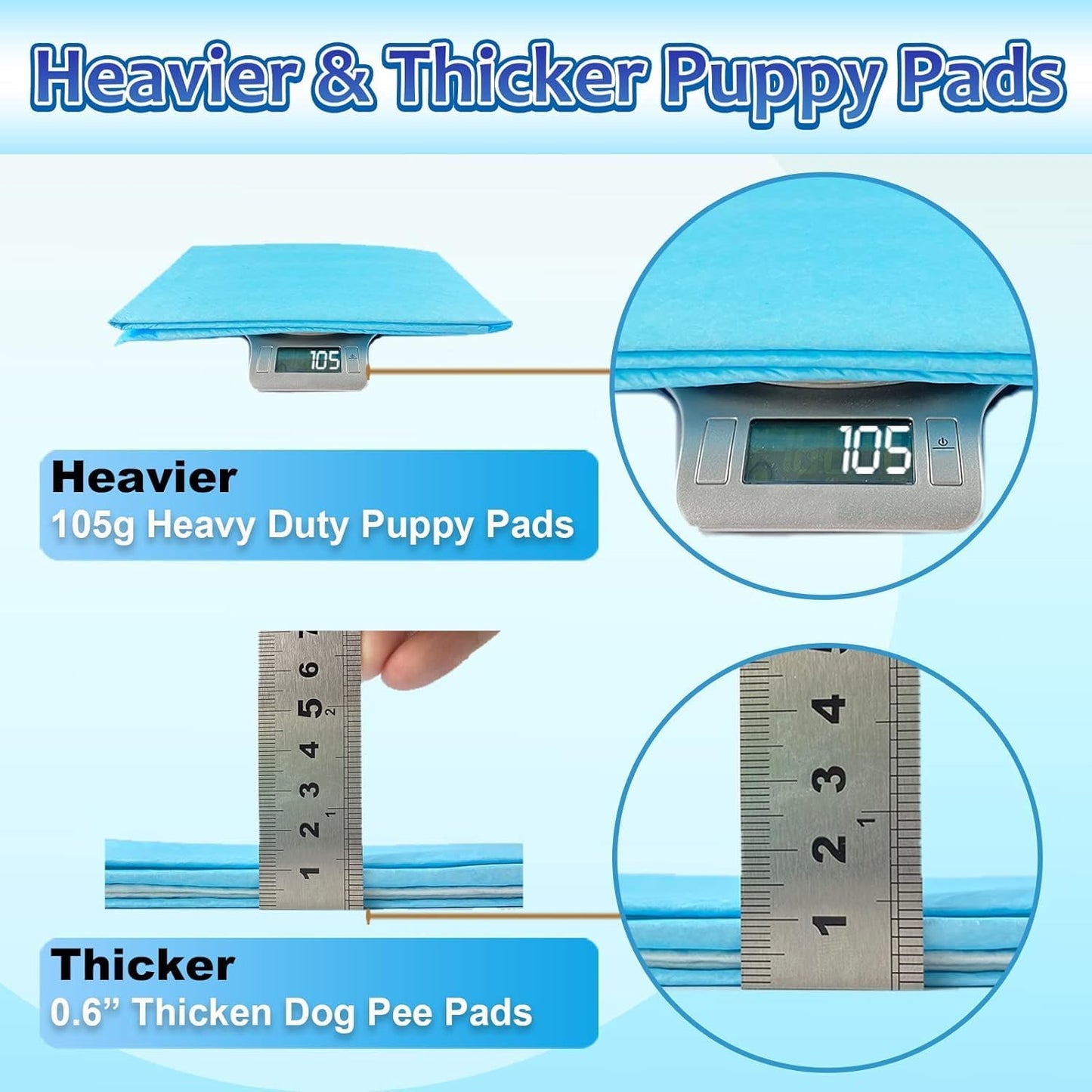 Dog Pee Pads Extra Large 30" X 36", X-Large Puppy Pee Pads Super Absorbent, 30 Count Leak-Proof Disposable Dog Training Pads, Potty Pads for Puppies, Pets, Rabbits, Cats, Doggies