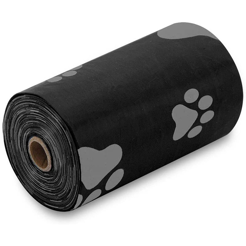 Outdoor Dog Waste Disposal Bags - 15 Bags per Roll, Pet Cleaning Supplies