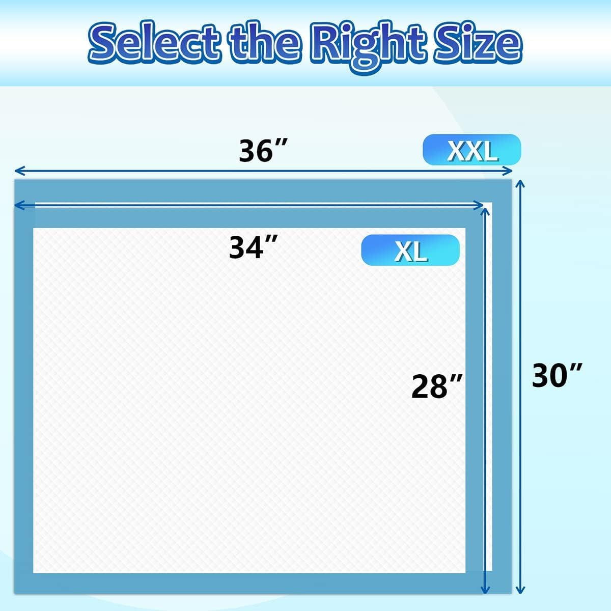 Dog Pee Pads Extra Large 30" X 36", X-Large Puppy Pee Pads Super Absorbent, 30 Count Leak-Proof Disposable Dog Training Pads, Potty Pads for Puppies, Pets, Rabbits, Cats, Doggies