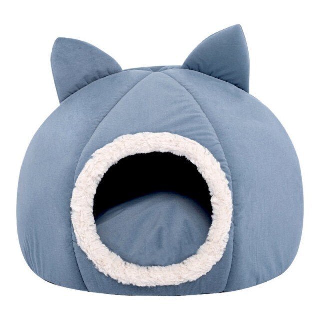 Detachable Soft Kennel Cat Bed Breathable Cat Pet Cave House Sleeping Bag Mat Pad Tent Pets Winter Warm Cozy Beds 11 Colors