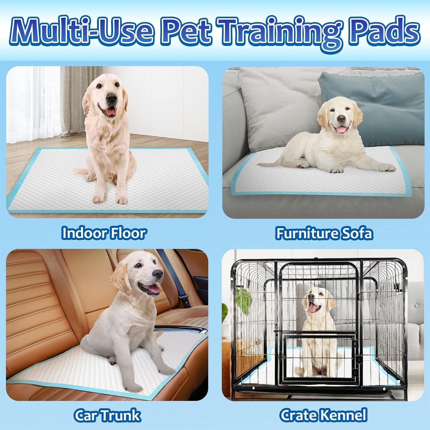 Dog Pee Pads Extra Large 30" X 36", X-Large Puppy Pee Pads Super Absorbent, 30 Count Leak-Proof Disposable Dog Training Pads, Potty Pads for Puppies, Pets, Rabbits, Cats, Doggies