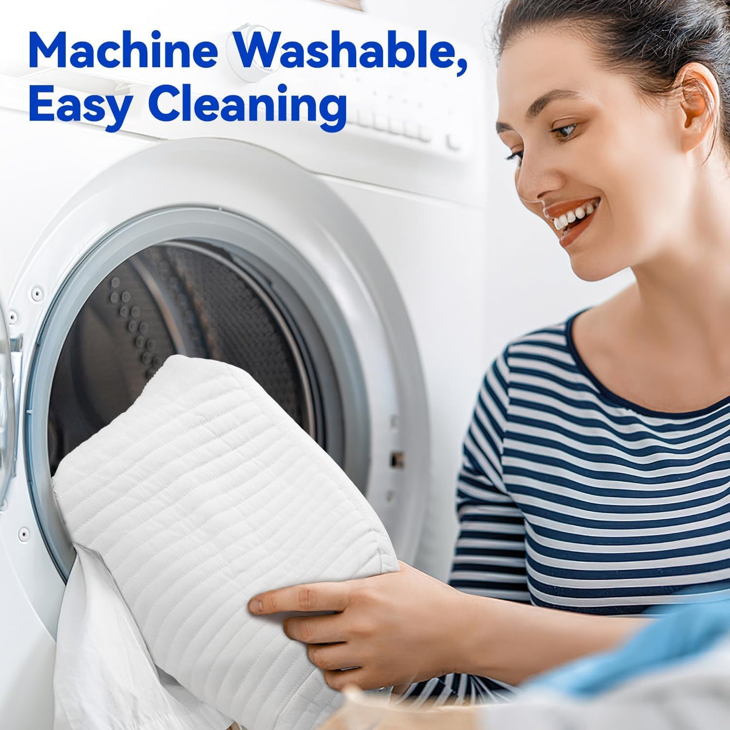 Dog Sling Carrier for Small Dogs Cats, Ultra-Comfortable Dog Carrier Sling up to 10Lbs, Hand-Free Widened Strap Dog Purse for Cat & Puppy, Dog Pouch Carrier Built-In Safety Leash (White)