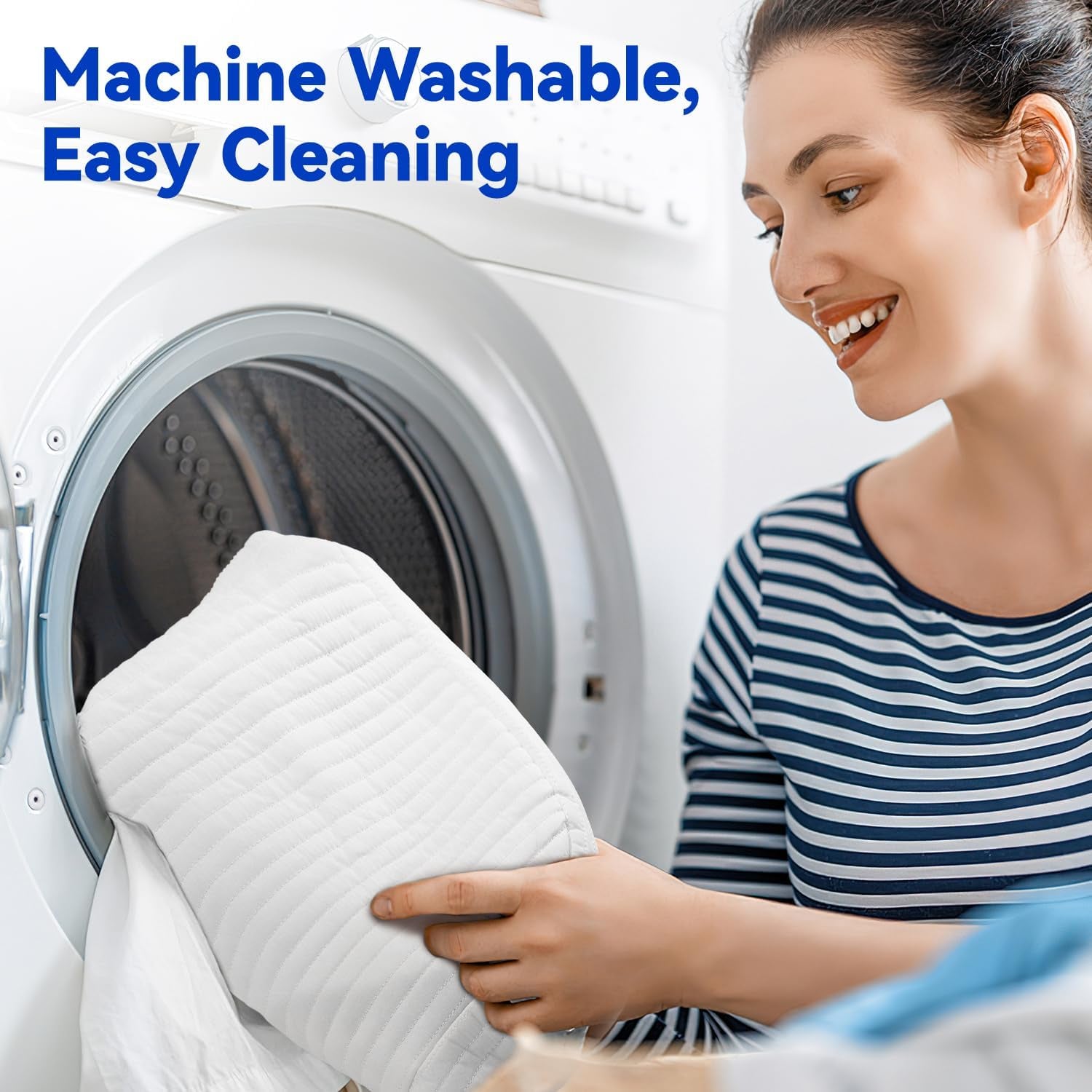 Dog Sling Carrier for Small Dogs Cats, Ultra-Comfortable Dog Carrier Sling up to 10Lbs, Hand-Free Widened Strap Dog Purse for Cat & Puppy, Dog Pouch Carrier Built-In Safety Leash (White)